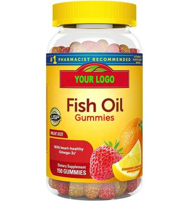 China Wild Alaskan Salmon Oil Supplement Omega 3 Sugar Free Daily Fish Oil Gummy With Astaxanthin Antioxidant Soft Gel Chewable Gum for sale