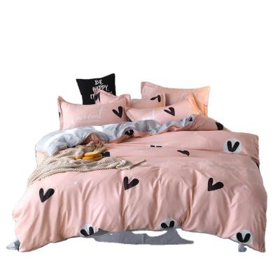 China European Style Printed Bedding Sets Aloe Vera Cotton Quilt Duvet Cover Sheet Pillowcase for sale