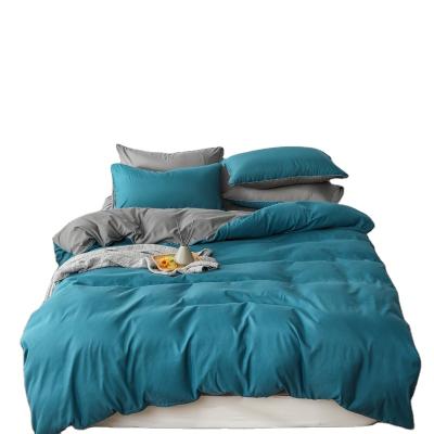 China European Style Aloe Vera Cotton Duvet Cover Set Flat Sheet Pillowcase for sale