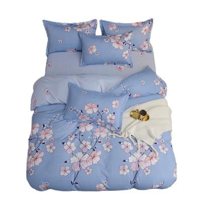 China European Style Bedding Set Aloe Vera Cotton Sheets Quilt Cover Sheets Four-Piece Set Bedding for sale