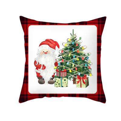 China 2021 Christmas Anti-static Lovely Hot Sale Colorful Printing Custom Peach Skin Cushion for sale