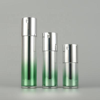 China Luxury Customized Size Double Wall Acrylic Cosmetic Acrylic Airless Bottle Customized Airless Bottle for sale