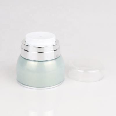 China China Manufacturer Elegant Cosmetic Double Wall Skin Care Acrylic Airless Cream Jar Spray Paint for sale