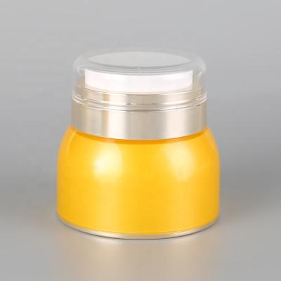 China Airless Bottle Newest Cosmetic Packaging 30G 50G Colorful Airless Cream Jar With Best Price for sale