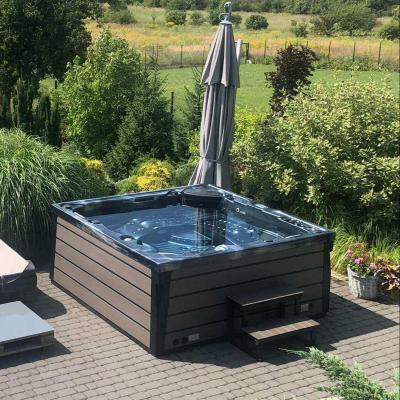 China New Sunrans SR802C 5 Person Free Outdoor Hot Tub Spa Whirlpool Massage Spa for sale