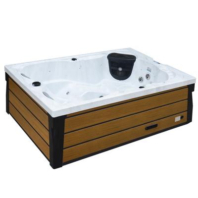 China Sunrans 3 Person SR803E Balboa Acrylic Material Freestanding Hot Tub Spa System Outdoor Spa Outside Hot Tubs for sale