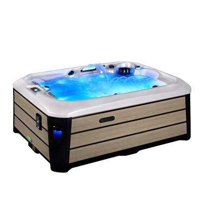 China 3 Person Modern Outdoor Balboa Massage Whirlpool Sunrans Mini Hot Tub Spa for sale