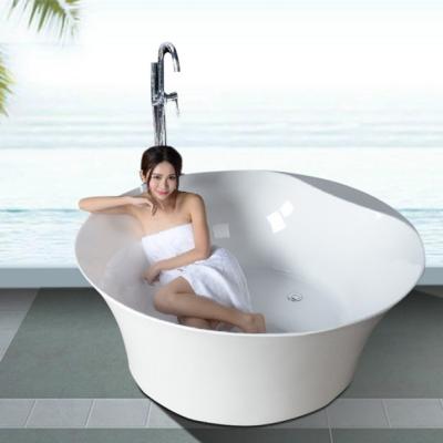 China 2015 Hot Selling Massage Deep Bath Tub Round Cheap Price SF5F001 Soaking Freestanding Bathtub for sale