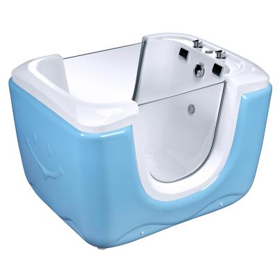 China SUNRANS Eco-friendly Acrylic Dog Grooming Bathtub Pet Spa Dog Bathtubs for sale