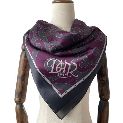 China 100% Blank Satin Chiffon Polyester Crepe Polyester Feel Sublimation Scarf Women for sale