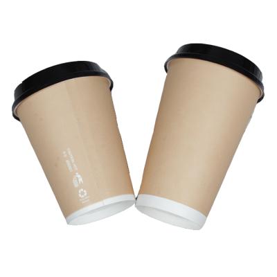 China Wholesale Recycled Materials Color Size Custom Logo Hot Coffee Paper Cup With Lids for sale