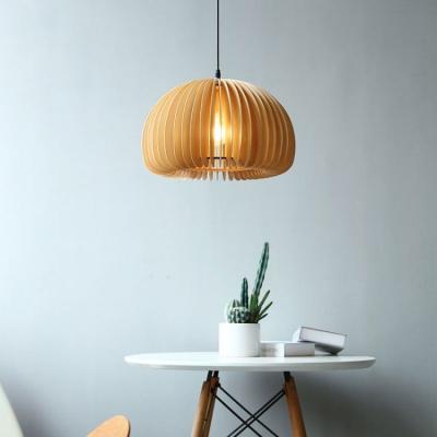 China European Retro Wooden Chandelier Hanging Light Fixture Kitchen Living Room Bedroom Study Room Decoration Fixtures for sale