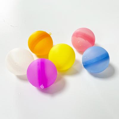 China Hot sale game ama bomb ball water fighting reusable water balloon silicone custom colors available water game toy for sale