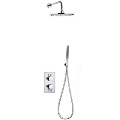 China With Sanitary Sliding Bar Conceal Shower Mixer Wall Bath Faucet Hotel Bathroom Concealed Shower Set Brass Shower Faucet for sale