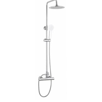 China With Sliding Bar Wall Mounted Shower Mixer Sets Rain Bathroom Shower Mixer Sets China Factory Wholesale Price Shower for sale