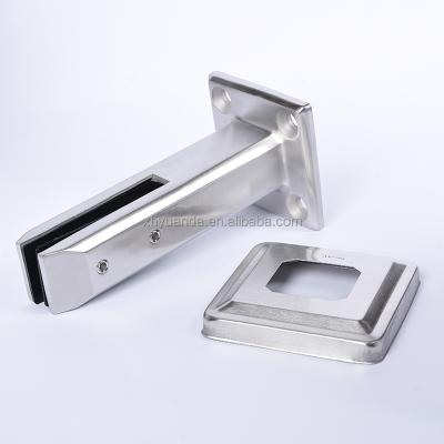 China Modern Front Yard Excellent Square Deck Mounted 304 Glass Brooch for sale