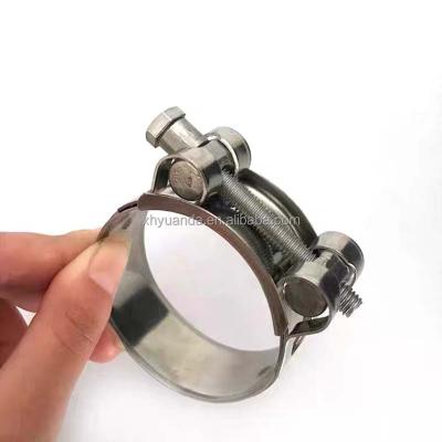 China Simple Yard Connection Metal Clip Ear Pipe Clip Ear Pipe Clip Stepless Hose Clamp for sale