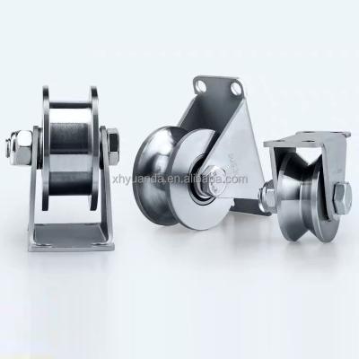 China Modern Yard Manufacturer Supply Sliding Door Pulley Door Window Stainless Steel Pulley for sale