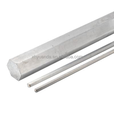 China Hardware yard hot selling 201 304 310 316 321/2mm, 3mm, 6mm Metal Rod Stainless Steel Hexagonal Bar for sale