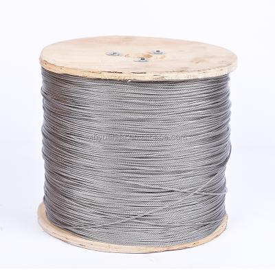 China Construction Yard AISI 201/304/316 Stainless Steel 7x19 316 Wire Rope, Steel Cable for sale