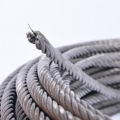 China Construction Yard 304 High Tension Stainless Steel Wire Rope Price for sale