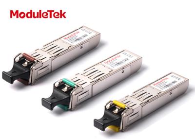 China Dual LC Connectors 1310nm SFP Module Single Mode 15km with DOM for sale