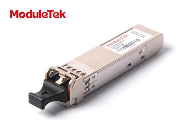 China ModuleTek 80km SMF  DOM SFP+ Optical Transceiver Module 3.3V Duplex LC for sale