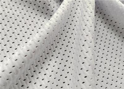 Cina White colour polyester spandex Mesh fabric for American football Uniform fabric in vendita