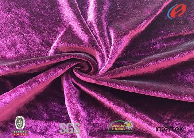 China 50D FDY 4 Way Stretch 1.5mm pile KS Korea spandex Velvet Fabric for Garment for sale