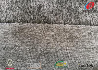 China Blend Polyester Jersey Melange Knit Fabric ,  Luon Fabric 280GSM for sale