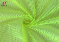 Cina Filo di ordito che tricotta gli sport gialli Flourescent Mesh Fabric di Non allungamento in vendita