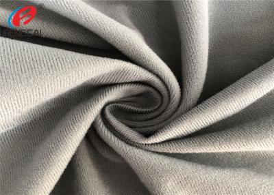 China Plain Dyed Polyester Tricot Knit Fabric Velvet Loop Fabric For Clothes for sale