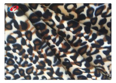 China 100 Polyester Home Textile Velboa Fabric 220gsm Animal Printing for sale