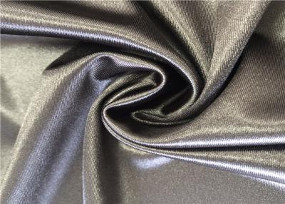 China Polyester 4% des Ausdehnungs-glänzender Satin-Gewebe-96% Spandex für Schlaf-Abnutzung zu verkaufen