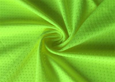 Chine Tricotage vert fluorescent de chaîne de tissu de polyester réfléchi à vendre