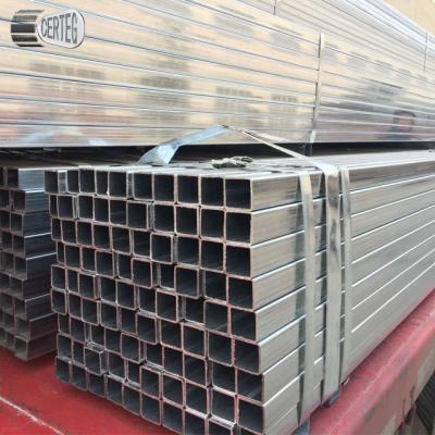 China Structure Pipe 40x40x2mm Galvanized Tube With Q195 Mill Certificate for sale