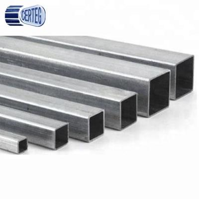 China Steel Structure Pipe ASTM A570 ASTM A500 Square Tubes Galvanized Thickness 0.6mm - 20mm for sale