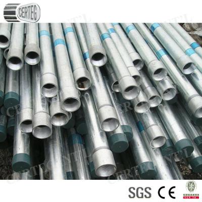 China Hot Dipped Electrical Structure Pipe BS4568 Class4 20/25//32/40mm GI Conduit Steel Pipe (EMT Pipe) for sale