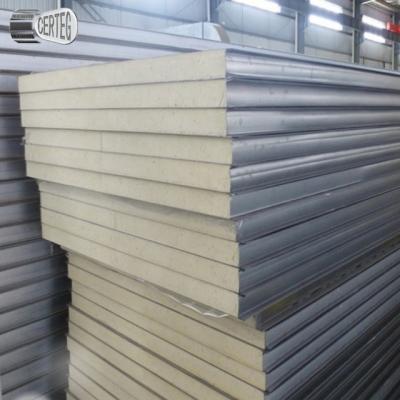 China Industrial 75mm PU Foam Sandwich Panel For Cold Room for sale