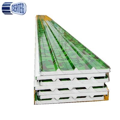 China 970mm Sandwich Panel EPS Roof And Wall Panel Clean Room EPS Panel for sale