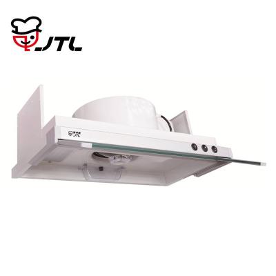 China Small Household Tempered Glass Range Wall Mounted White Hood for sale