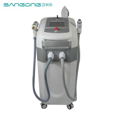 China Multifunctional facial hair removal skin rejuvenation elight rf yag laser equipment beauty machine 15*50mm2 for sale