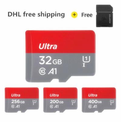 China 100% Ultra Full Capacity TF Card Class A1 10 Plastic Memory Cards With Adapter Memory Card 128gb Free Shipping for sale