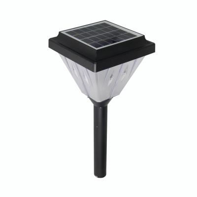 China New IP65 Function 2400mah LANDSCAPE Garden Lawn Lamps LED Solar Garden Light 2W ABS Waterproof Outdoor Solar Lawn Lawn Light for sale