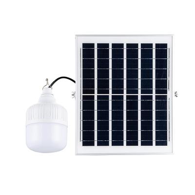 China Hot Selling 6W 3000mAh Street Led Light With Bulb Lamp IP67outdoor Solar Charger Emergency Portable Waterproof Solar Bulb Light for sale