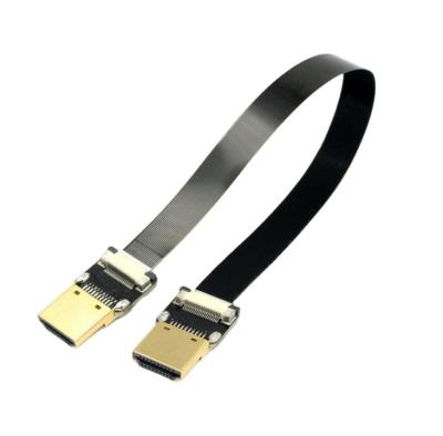 China Multimedia Standard Flex HDM Ultra Thin HDTV Cable Straight HDM Male To HDM A1 Male To A1 for sale