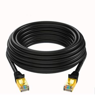 China CAT7 RJ45 SFTP Double Shielded Ethernet Patch Cable For Modem LAN Network Router With Gold Plated Cat7 Patch Cord for sale