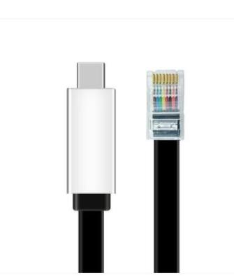 China 6FT USB C to RJ45 COMPUTER Console Cable USB Type with FTDI Chip (RS232 Chip) for MacBook Laptops for sale