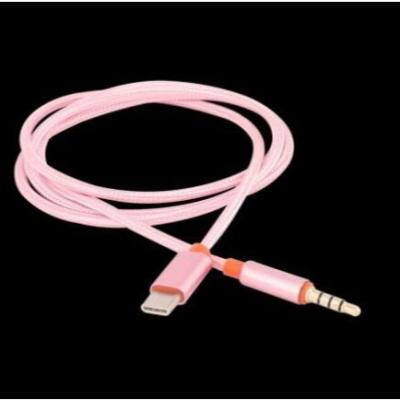 China Multimedia Mobile Phone OTG Metal Adapter 4 Pole 3.5mm Audio Stereo To USB 3.1 Male Type C for sale