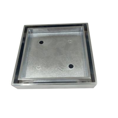 China Strainer Insert Tiles Concrete Floor Drains Shower Drain Chromed Floor Waste for sale